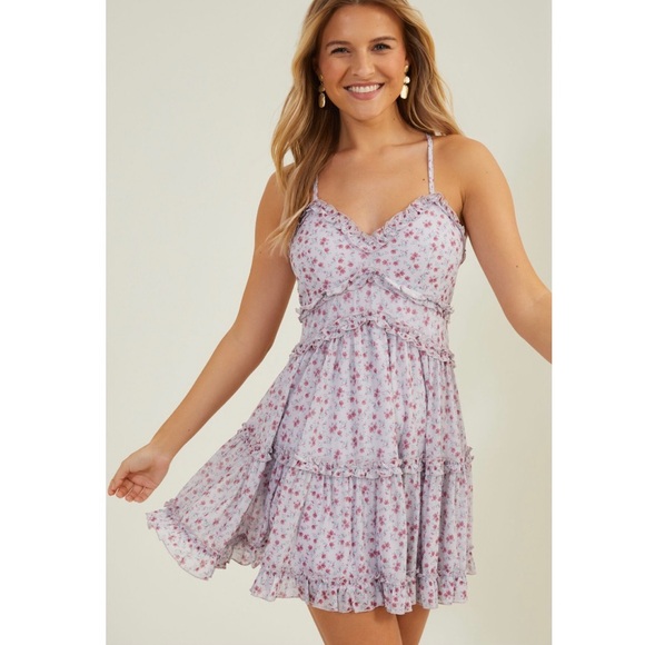 Altar’s state haven floral mesh dress NWT size small - Picture 3 of 4